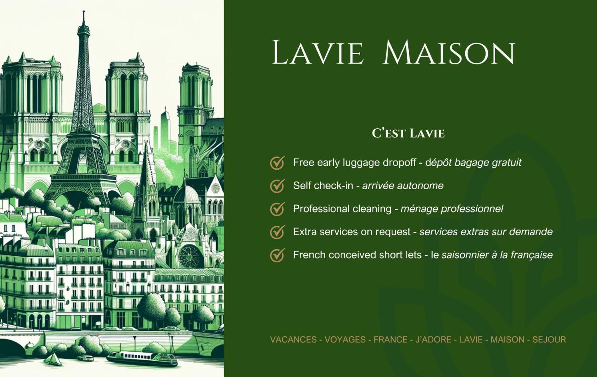 Lavie Maison Chic Stay Ac Parking Paris Luaran gambar
